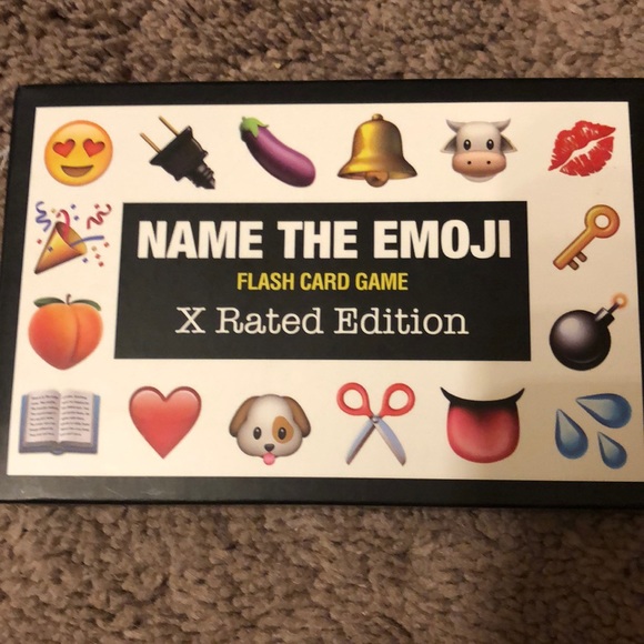 Name the Emoji Flash Card Game - Picture 1 of 4